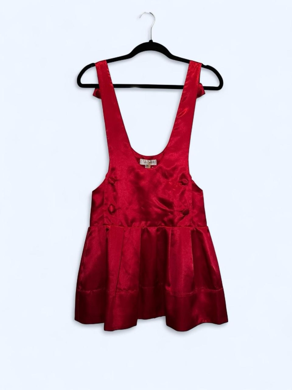 NWT Erin Fetherston for Target Red Satin Pinafore Dress